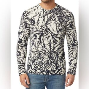 ✨Host pick✨NWT Joe's Jeans Palm Leaf Knit Crewneck Sweater XL